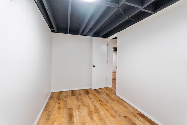 2203 Belcher Dr, Columbus, OH 43224 - spare room featuring light wood-type flooring and baseboards