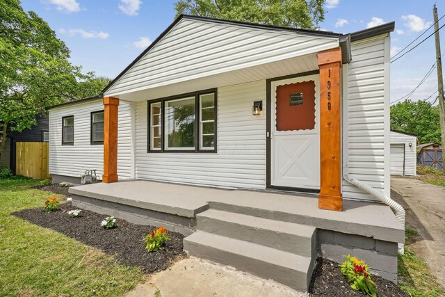 1358 Moler Rd, Columbus, OH 43207 - view of front of property with a porch