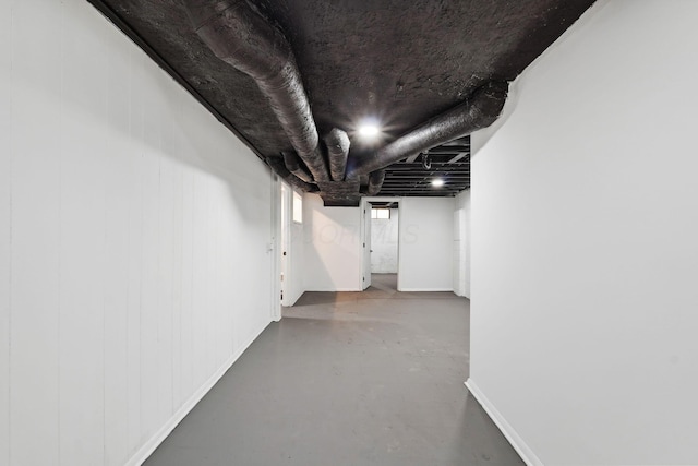 1358 Moler Rd, Columbus, OH 43207 - below grade area featuring baseboards
