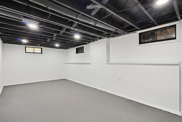 1358 Moler Rd, Columbus, OH 43207 - basement with baseboards