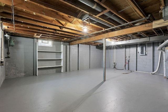 1698 Woodcrest Rd, Columbus, OH 43232 - basement featuring gas meter and electric panel