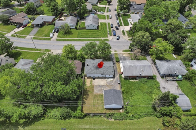 1698 Woodcrest Rd, Columbus, OH 43232 - aerial view of property and surrounding area with nearby suburban area
