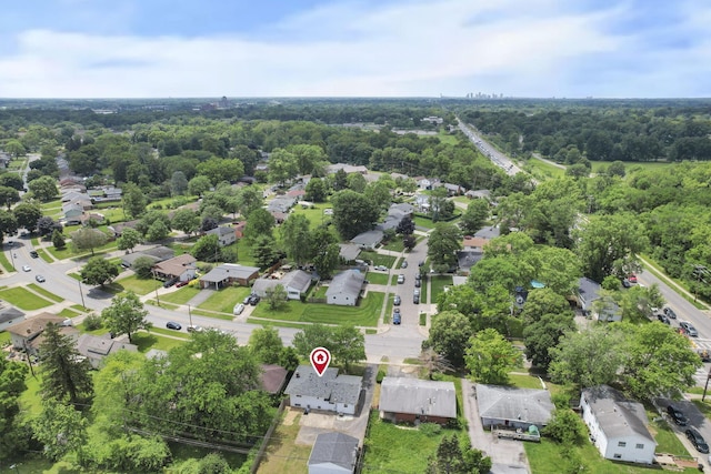 1698 Woodcrest Rd, Columbus, OH 43232 - aerial view of property's location with nearby suburban area