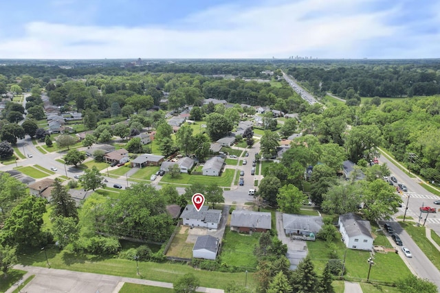 1698 Woodcrest Rd, Columbus, OH 43232 - aerial overview of property's location with nearby suburban area