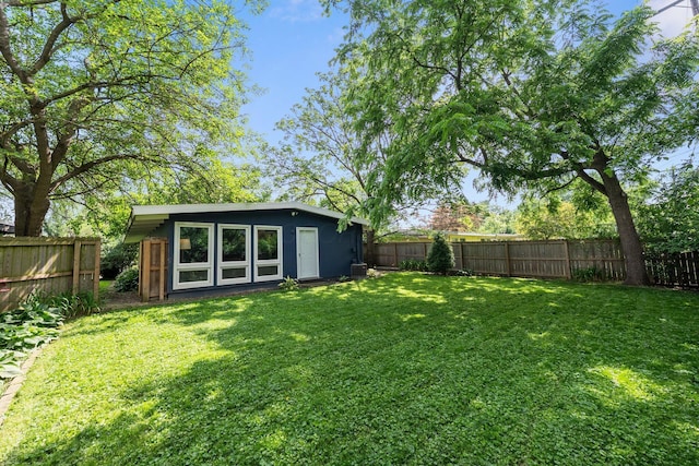 2474 Bristol Rd, Columbus, OH 43221 - fenced backyard featuring an outbuilding
