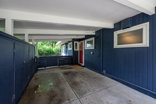 2474 Bristol Rd, Columbus, OH 43221 - garage featuring wooden walls