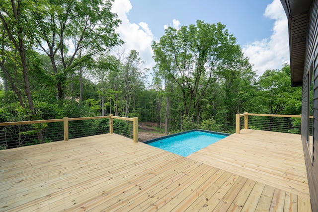 63775-B State Route 56, Creola, OH 45622 - wooden terrace featuring an outdoor pool