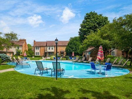 5092 Schuylkill St Unit 31-92, Columbus, OH 43220 - community pool featuring a yard and a patio