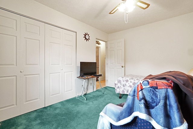 1138 Ohio Ave, Logan, OH 43138 - living area with carpet flooring and a ceiling fan