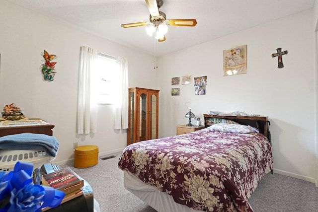 1138 Ohio Ave, Logan, OH 43138 - bedroom featuring carpet flooring and a ceiling fan