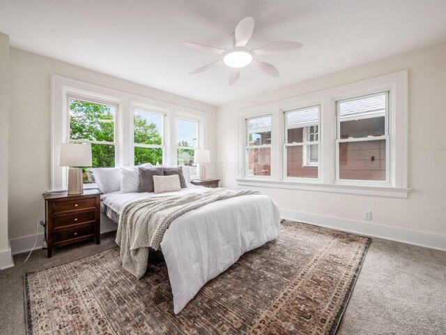 935 S Ohio Ave, Columbus, OH 43206 - bedroom featuring carpet and a ceiling fan