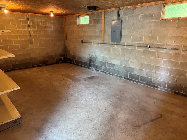 300 Core Rd, Frankfort, OH 45628 - below grade area with electric panel