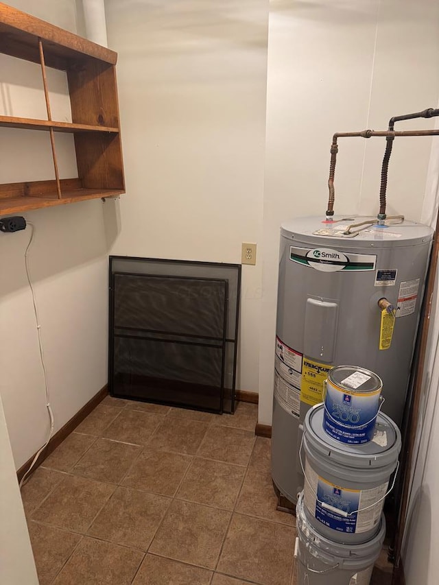 300 Core Rd, Frankfort, OH 45628 - utility room with water heater