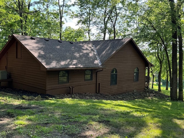300 Core Rd, Frankfort, OH 45628 - view of property exterior with a shingled roof and a yard