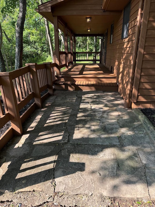 300 Core Rd, Frankfort, OH 45628 - view of wooden porch