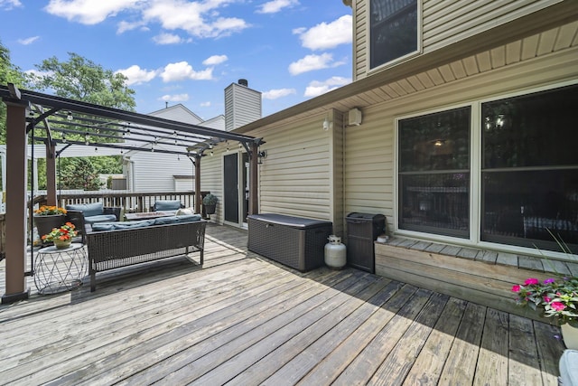 5528 Westerville Crossing Dr, Westerville, OH 43081 - wooden deck featuring outdoor lounge area