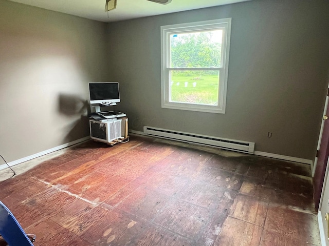 4345 Lancaster Kirkersville Rd NW, Lancaster, OH 43130 - unfurnished room featuring a baseboard heating unit and baseboards