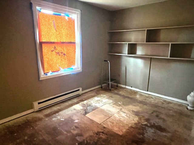 4345 Lancaster Kirkersville Rd NW, Lancaster, OH 43130 - unfurnished bedroom featuring a baseboard radiator and baseboards