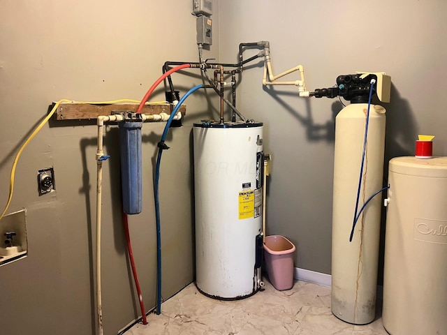 4345 Lancaster Kirkersville Rd NW, Lancaster, OH 43130 - utility room with electric water heater