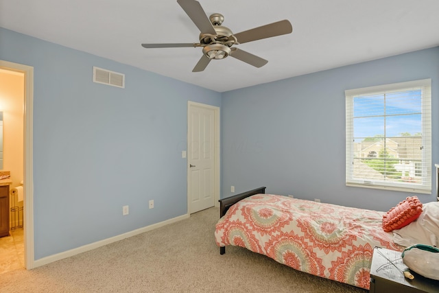 3242 Rossmore Cir, Powell, OH 43065 - bedroom featuring carpet floors and a ceiling fan