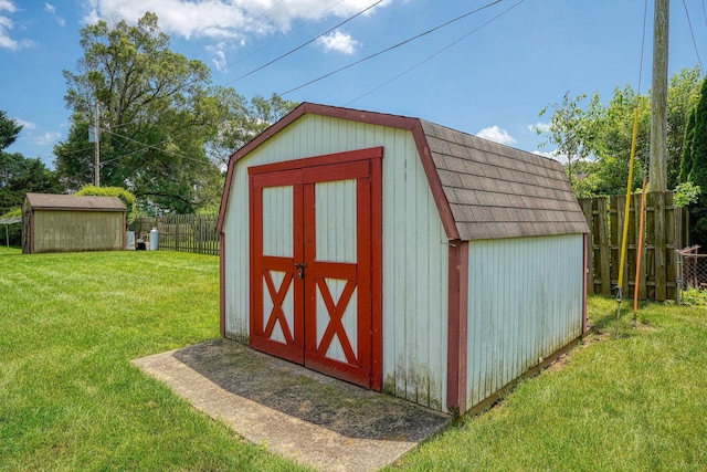 4979 Johnanne Dr, Groveport, OH 43125 - view of shed with a fenced backyard