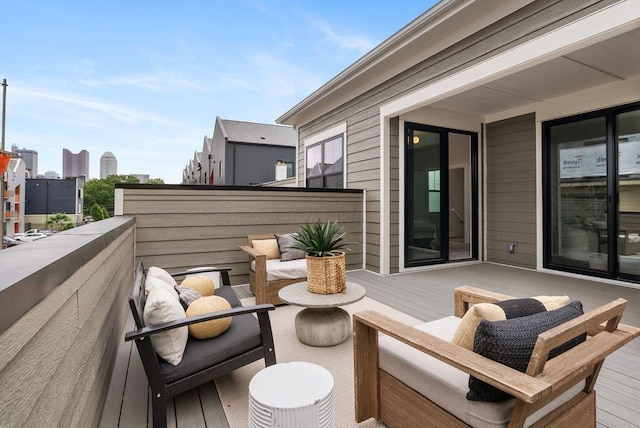 546 W Town St, Columbus, OH 43215 - view of wooden deck