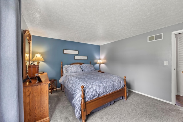 6492 Cherokee Rose Dr, Westerville, OH 43081 - bedroom with a textured ceiling and carpet