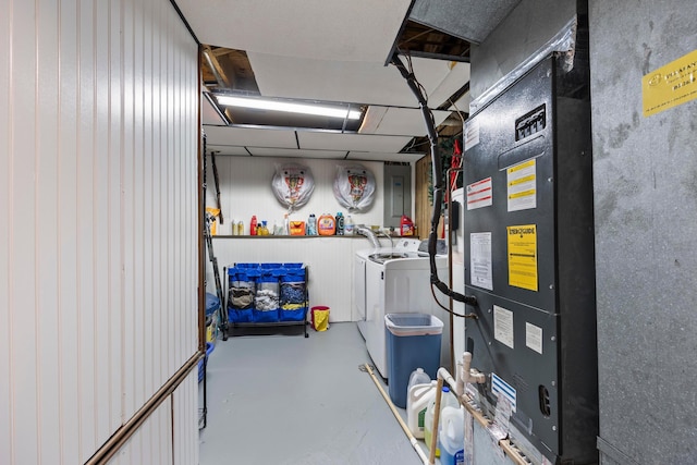 6492 Cherokee Rose Dr, Westerville, OH 43081 - utilities with independent washer and dryer and a garage