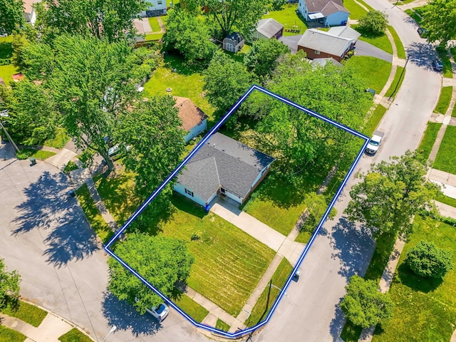 1894 Orlando Rd, Columbus, OH 43232 - aerial view of property's location with property boundaries highlighted