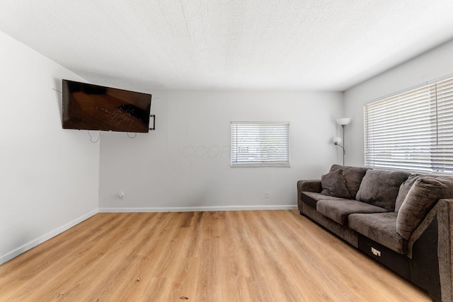 1894 Orlando Rd, Columbus, OH 43232 - living area featuring light wood finished floors and a textured ceiling