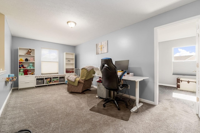 208 Dowler Dr, South Bloomfield, OH 43103 - carpeted office with healthy amount of natural light