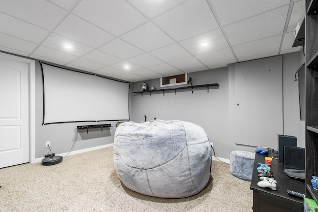 208 Dowler Dr, South Bloomfield, OH 43103 - carpeted cinema room with recessed lighting
