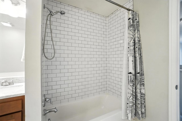 192 E Morrill Ave, Columbus, OH 43207 - full bathroom featuring shower / bath combo and vanity