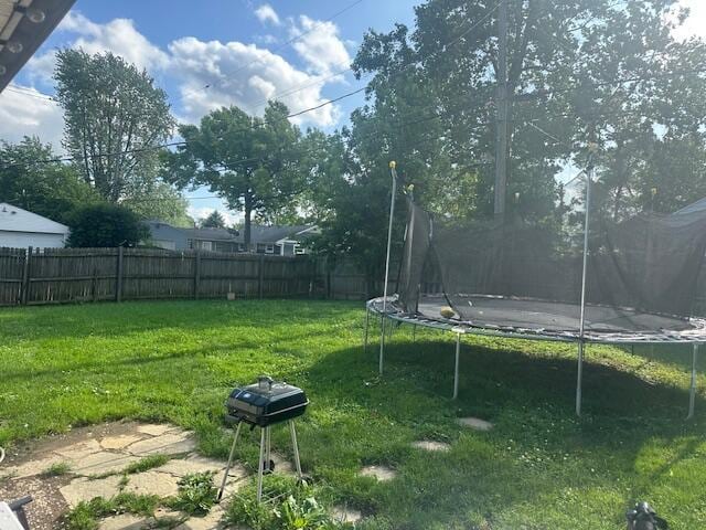 3519 Ontario St, Columbus, OH 43224 - view of yard with a trampoline