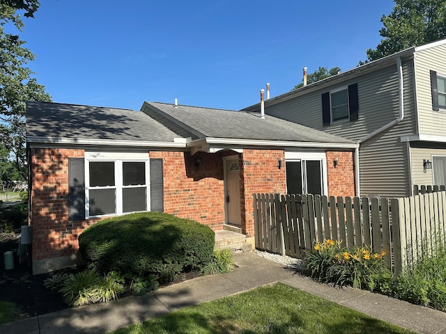 2544 Home Acre Dr Unit 40, Columbus, OH 43231 - view of front of house with brick siding and a shingled roof