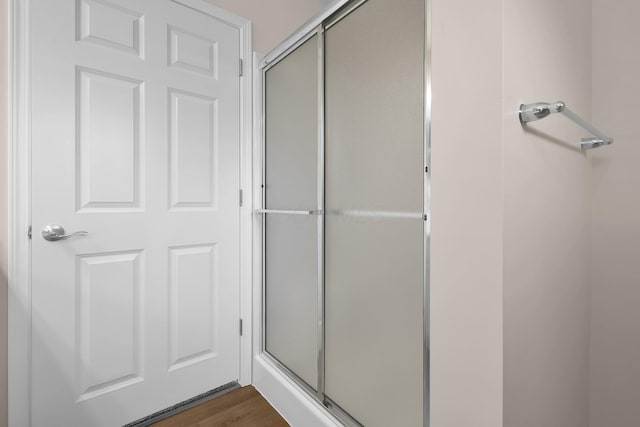 763 Whitetail Loop, Newark, OH 43055 - full bath featuring a stall shower and wood finished floors