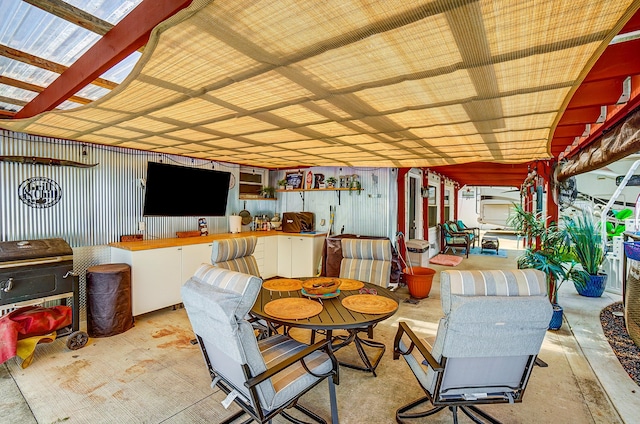 599 S Brinker Ave, Columbus, OH 43204 - view of patio / terrace with grilling area