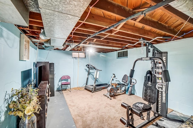 599 S Brinker Ave, Columbus, OH 43204 - view of exercise area