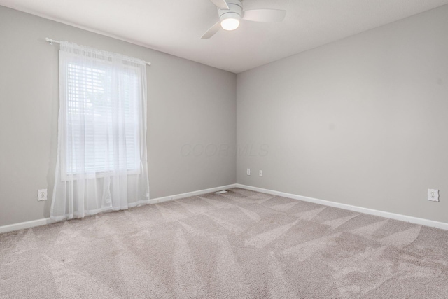 333 Quarter Way, Delaware, OH 43015 - spare room featuring ceiling fan and carpet
