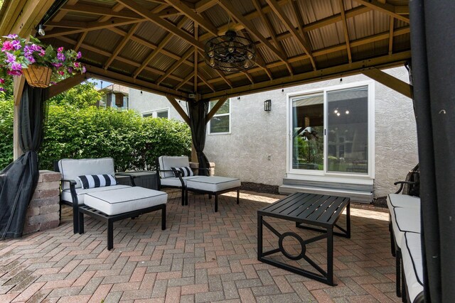 333 Quarter Way, Delaware, OH 43015 - view of patio / terrace featuring a gazebo