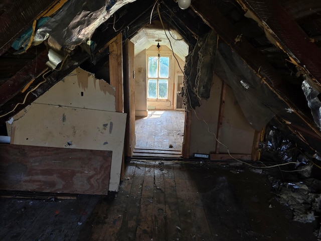 115 David St, Delaware, OH 43015 - view of unfinished attic