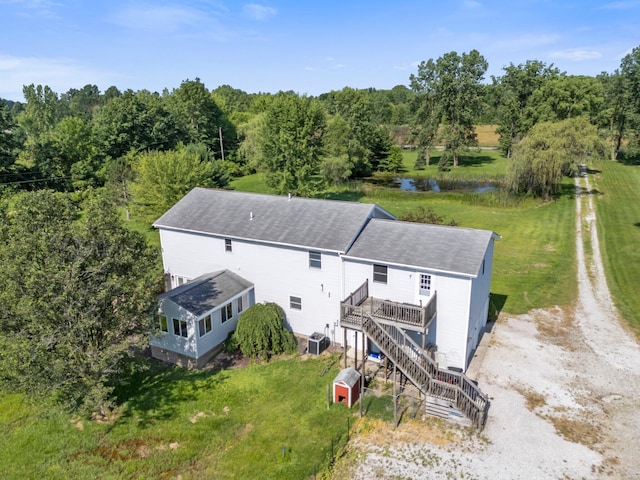 5373 Summit Rd SW, Pataskala, OH 43062 - view from above of property with a large body of water and a forest