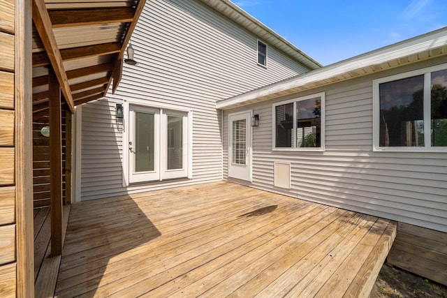5373 Summit Rd SW, Pataskala, OH 43062 - view of wooden deck