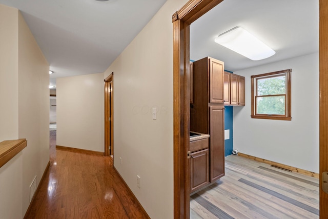 5373 Summit Rd SW, Pataskala, OH 43062 - hall with light wood finished floors and baseboards
