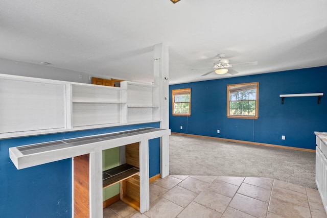 5373 Summit Rd SW, Pataskala, OH 43062 - interior space with a ceiling fan