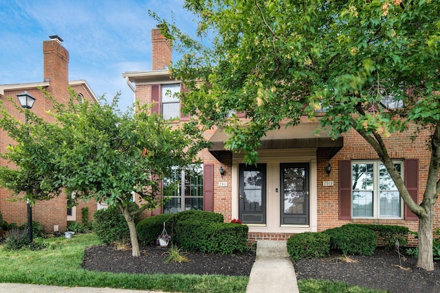 7911 Verandah Ct Unit 58, Powell, OH 43065 - view of front facade with brick siding