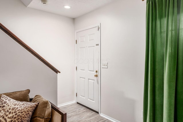 7911 Verandah Ct Unit 58, Powell, OH 43065 - entryway with light wood-type flooring and recessed lighting