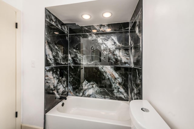1571 Vinton Ave, Columbus, OH 43220 - bathroom with toilet and bathtub / shower combination