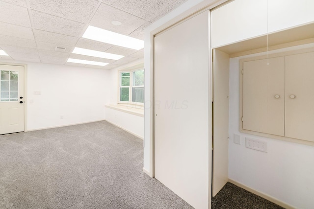 1571 Vinton Ave, Columbus, OH 43220 - unfurnished room featuring carpet flooring and a paneled ceiling