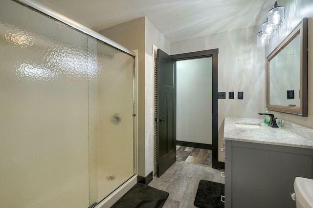 1300 Dannie Dr, Logan, OH 43138 - full bath featuring a shower stall and vanity